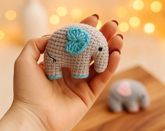 Crochet Elephant Pattern: Amigurumi Animal DIY Toy (PDF Pattern)