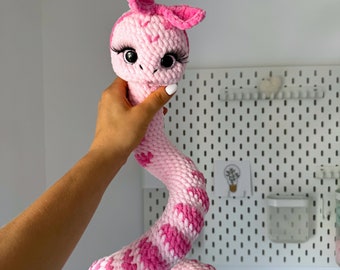 Crochet Snake Amigurumi Pattern: DIY Plush Toy (Digital PDF Download)