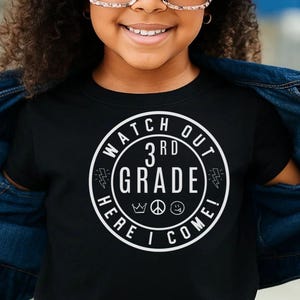 3rd Grade SVG: Back To School Shirt Design (Digital Download)