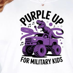Military Child Month Svg Png, Purple Up For Military Kids Svg, Military Kids Awareness Png, Proud Military Child Png, American Flag Svg