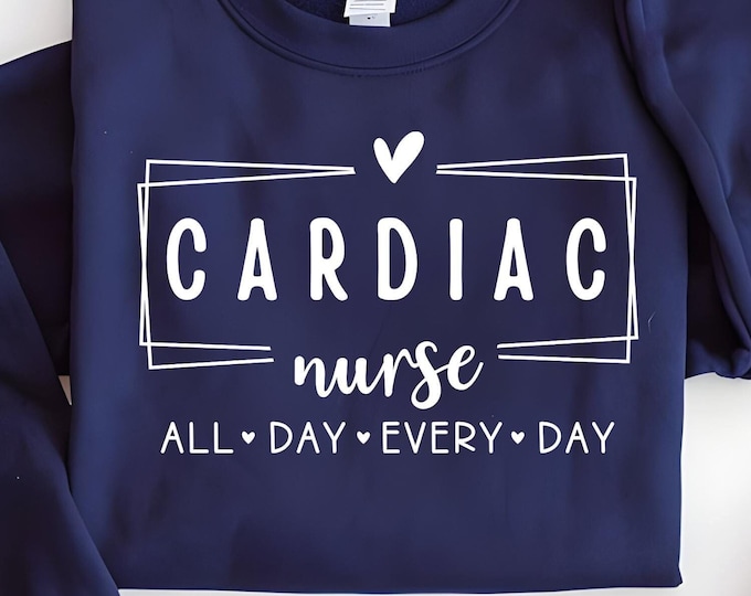 Cardiac Nurse SVG: Heart, Medical Design (Digital Download)