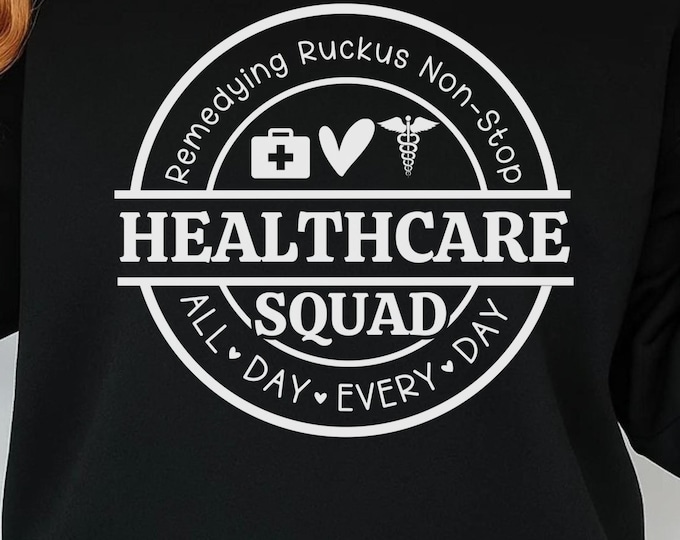 Healthcare Squad SVG PNG: Nurse, Doctor, Dentist Design (Digital Download)