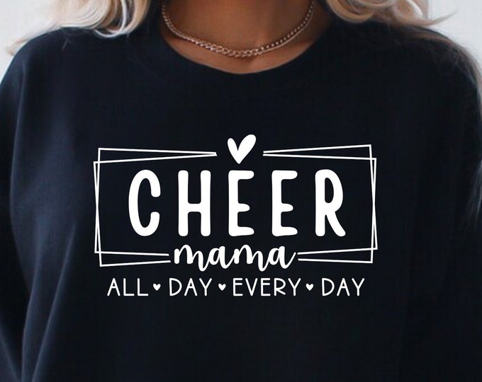 Cheer Mama SVG: Cheerleader Shirt Design (Digital Download)