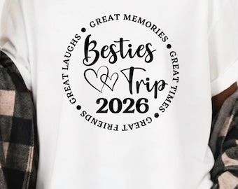Viaggio tra amiche 2026 SVG, Vacanza in famiglia SVG, Migliori amiche SVG, Viaggio tra amici PNG, Amiche del cuore SVG, Viaggio tra amiche 2026 PNG, viaggio del fine settimana SVG