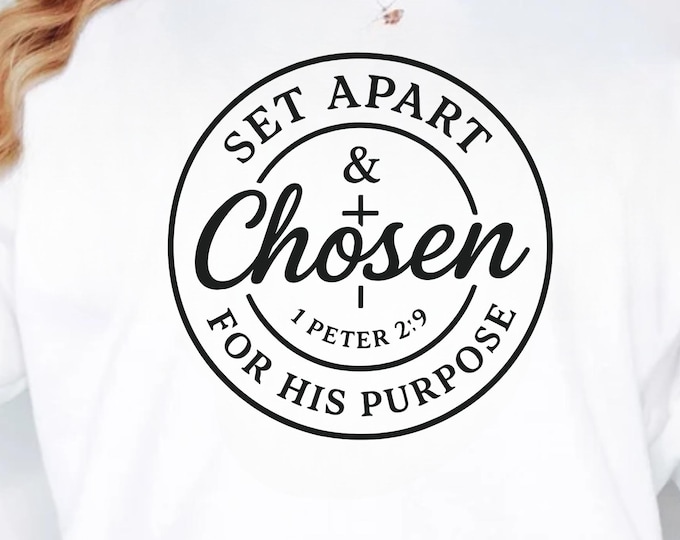 Chosen SVG: Christian Religious Design (Digital Download)