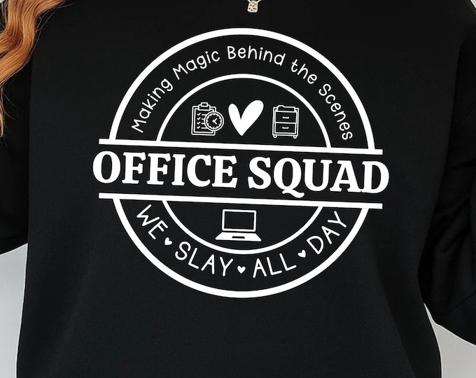 Office Squad SVG, Teacher Coworker Gift (png, eps, dxf)
