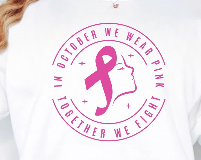 Breast Cancer Awareness SVG: Pink Ribbon Design (Digital Download)