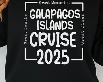 Galapagos Islands 2025 Cruise SVG: Family Vacation Trip (Digital Download)