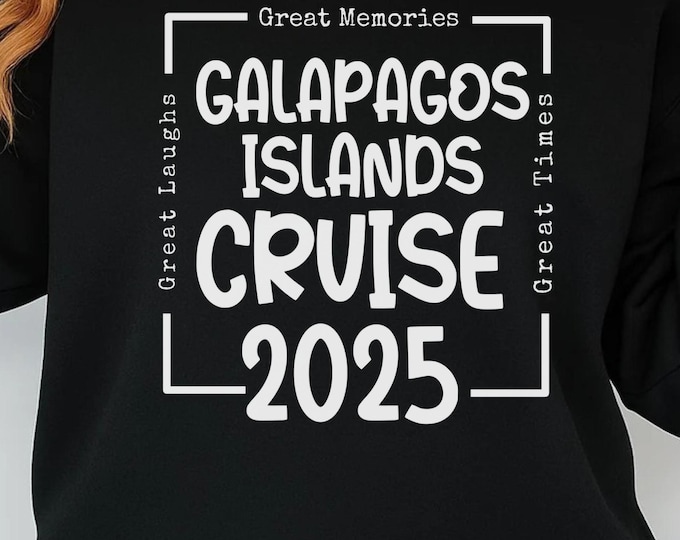 Galapagos Islands 2025 Cruise SVG: Family Vacation Trip (Digital Download)