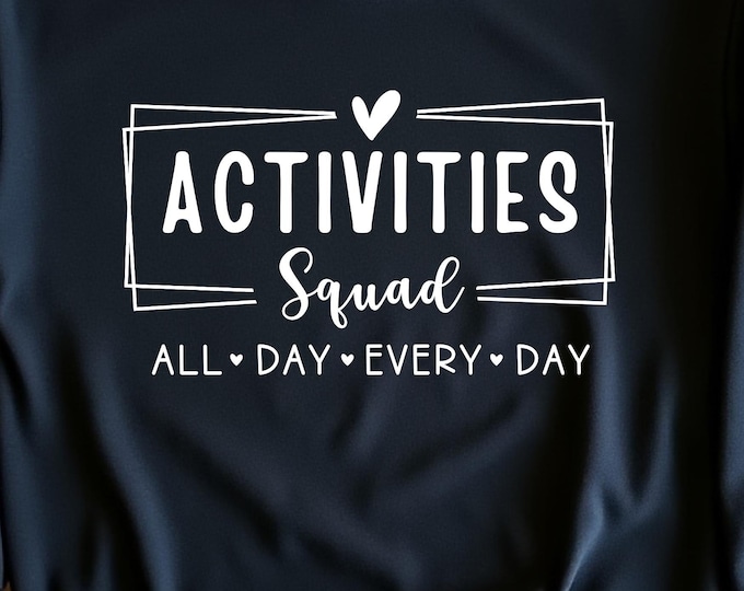 Activities Squad SVG, Director Appreciation Design (Digital Download)