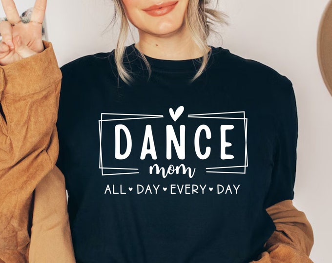 Dance Mom SVG: Shirt Design, Cheer Mama Gift (Digital Download)