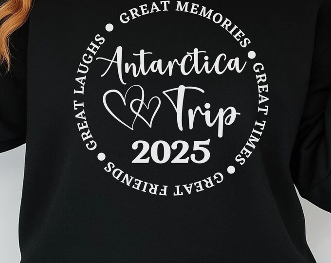 Antarctica Cruise 2025 SVG: Family Vacation Travel (Digital Download)