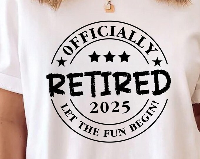 Happy Retirement 2023 SVG Design: T-Shirt, Mug, and Wall Art (Digital Download