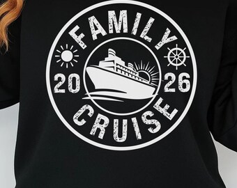 2026 Family Cruise SVG: Vacation Trip Design (Digital Download)