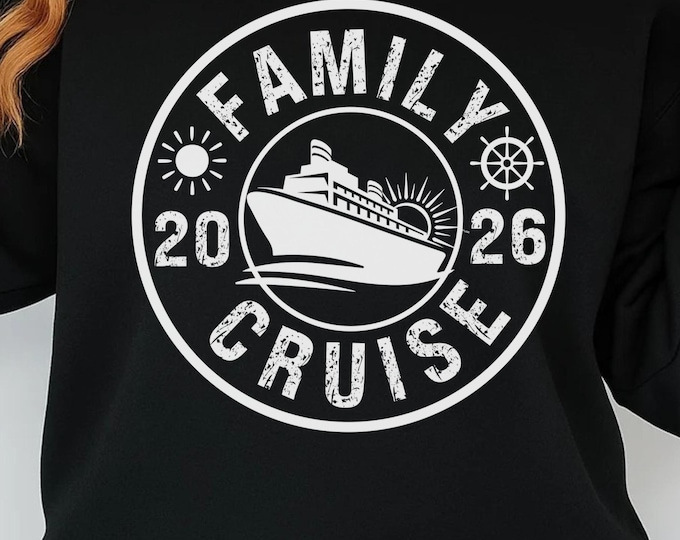 2026 Family Cruise SVG: Vacation Trip Design (Digital Download)