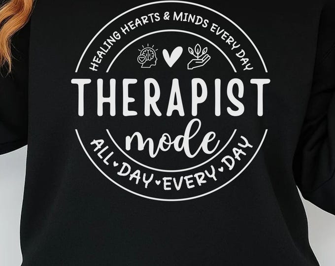Therapist Mode SVG PNG: Counselor Shirt Design (Digital Download)