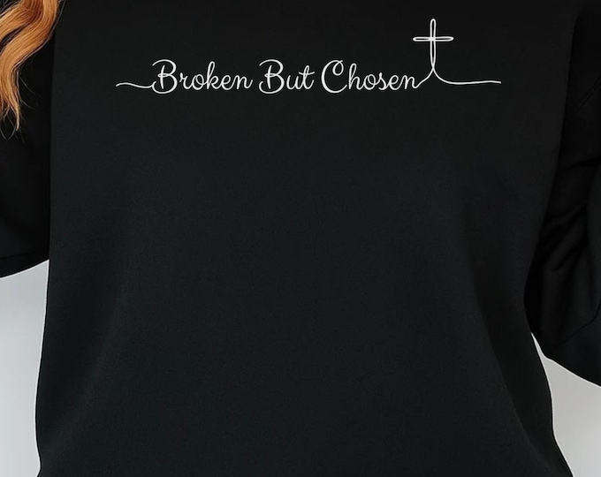 Broken But Chosen Christian Svg, Ephesians 2:8 (SVG PNG)