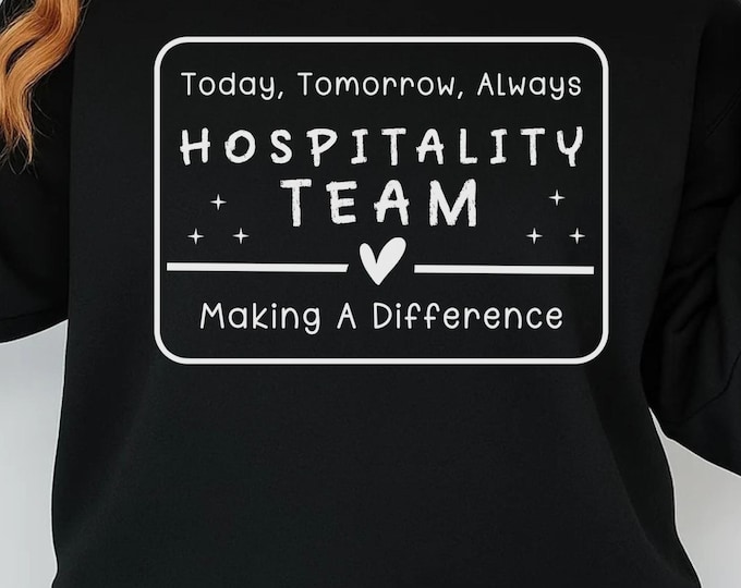 Funny Hospitality Squad SVG, Restaurant Team Design (Digital Download)