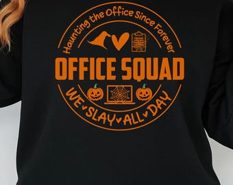 Halloween Office Squad svg, Back to School svg, Sekretär Halloween svg, Gruselige Lehrer svg, Coworker Halloween SVG, Front Office Squad PNG