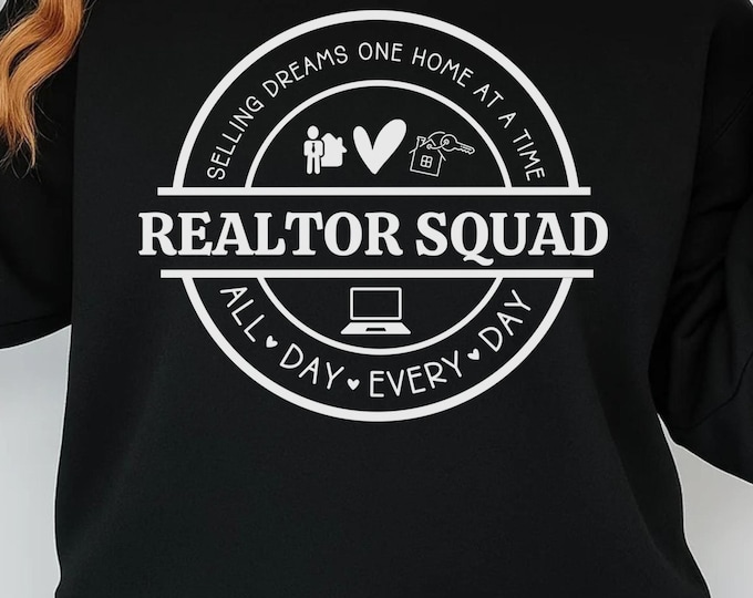 Realtor Squad SVG, Real Estate Team Gift (Digital Download)
