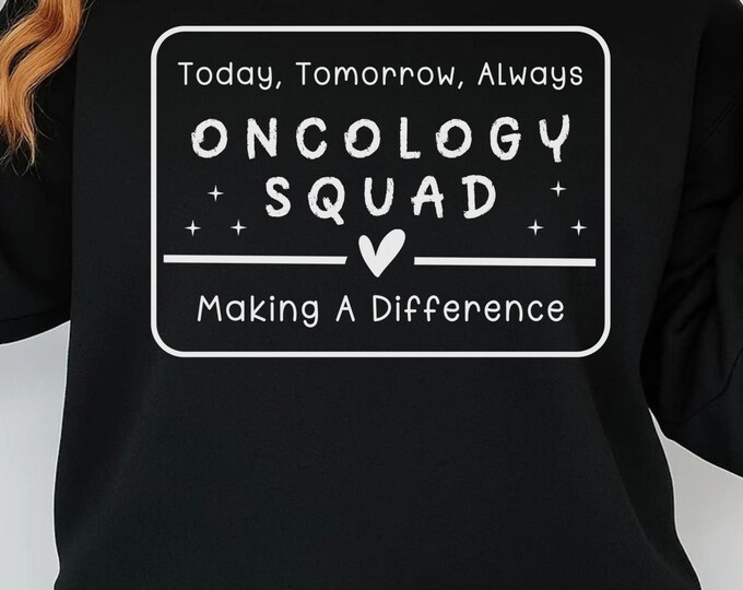 Oncology Squad SVG, Cancer Care Team Design (Digital Download)