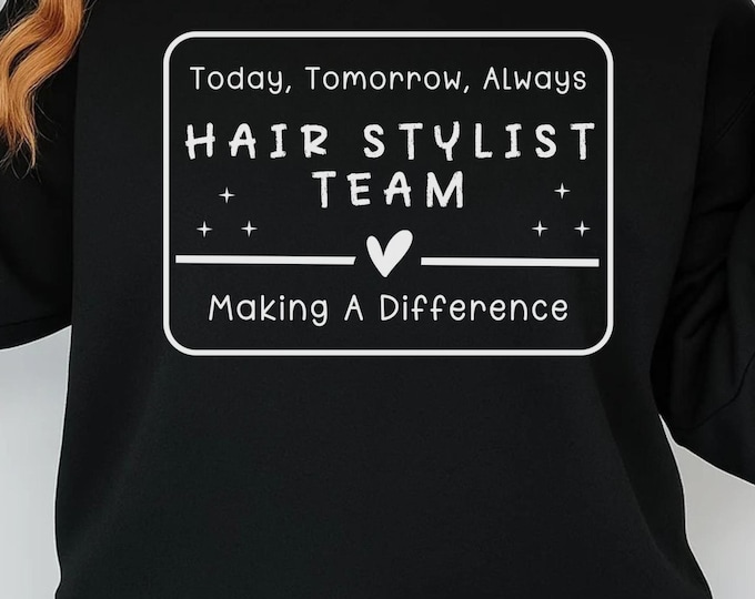 Hair Stylist Crew SVG: Salon Squad, Cosmetologist Design (Digital Download)