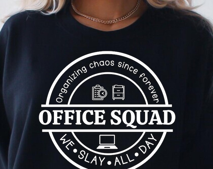 Office Squad SVG PNG, Back To School Svg, Secretary Svg, Teacher Svg, Coworker Svg, Office Squad Svg, Front Office Squad, Birthday Squad Svg