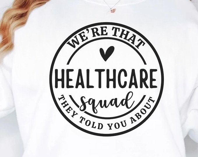 Healthcare Squad SVG PNG: Nurse Doctor Design (Digital Download)