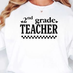2. Klasse Lehrer SVG PNG, Zweite Klasse Lehrer, Lehrer zwart, Zweite Klasse daß, 2.Grad Grundschulkind, Lehrer-Shirt-Svg, Schulanfang-Svg