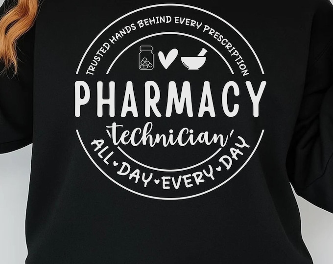 Funny Pharmacy Technician SVG PNG: Pharmacist Gift (Digital Download)