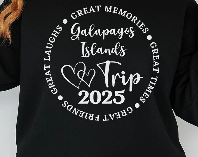 Galapagos Islands 2025 Trip SVG: Family Vacation Design (Digital Download)