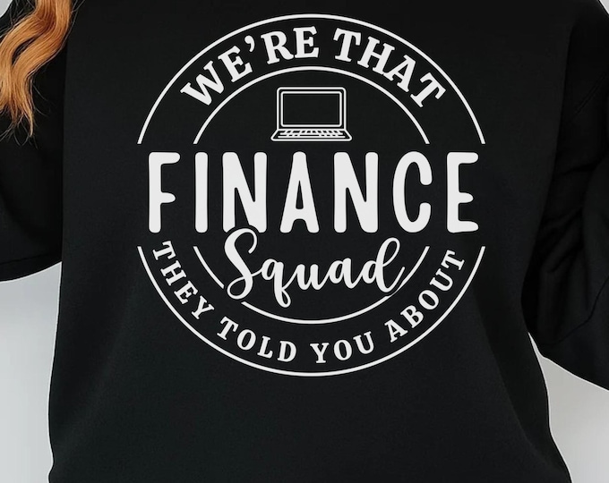 Finance Squad SVG: Funny Accountant Team Design (Digital Download)