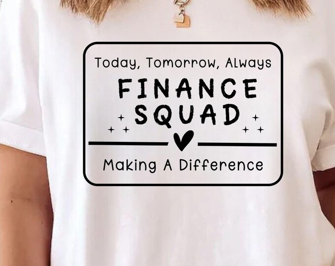 Finance Squad SVG: Funny Accountant Team Design (Digital Download)