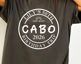 Custom Cabo Vacation 2026 SVG, Mexico Summer Beach (Digital Download)