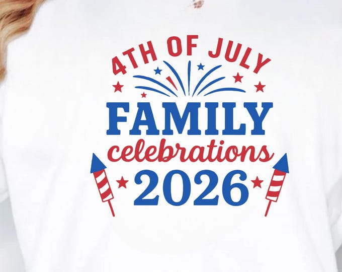 4th of July Family 2025 SVG, Celebration Shirt (Digital Download)