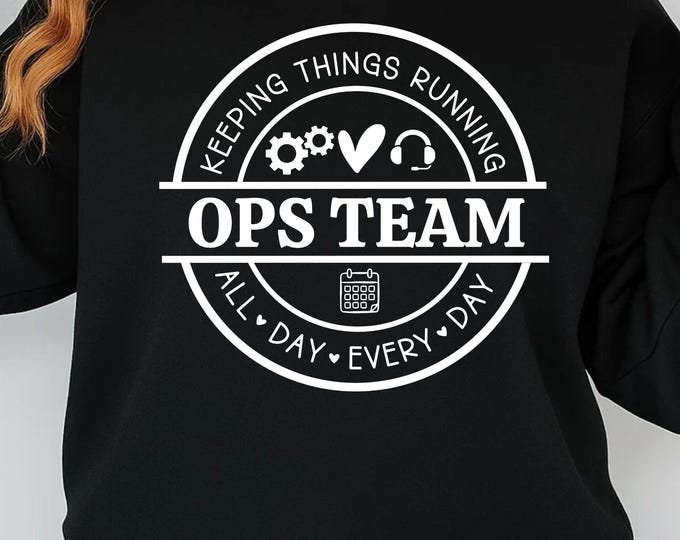 Ops Team SVG PNG, Operations Team Svg, Operations Squad Svg, Ops Team Shirt Svg, Office Squad Svg, Coworkers Svg