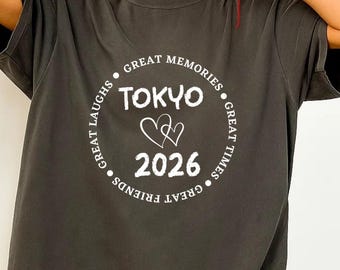 Tokyo Vacation 2026 svg, Family Travel Cut File (png, eps, dxf)