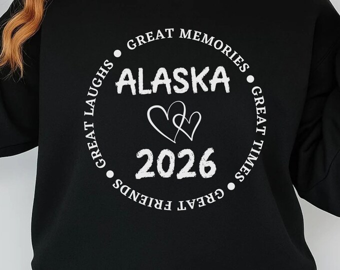 Alaska 2026 Family Vacation SVG PNG: Matching Shirts Design (Digital Download