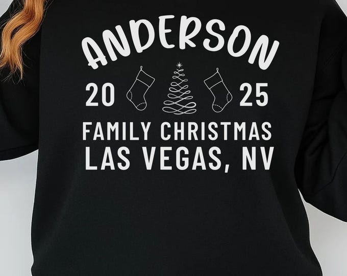 2025 Family Christmas SVG, Matching Shirts, Crew Design (Digital Download)