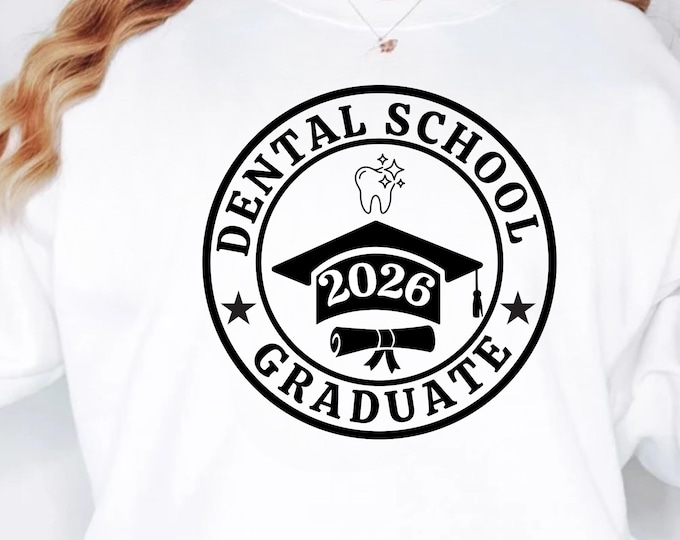 Dental School Graduate Shirt, Dentist Gift, Dental Graduation Tee, Future Dentist Shirt, DDS Graduation Gift, Class of 2026 Dentist Shirt