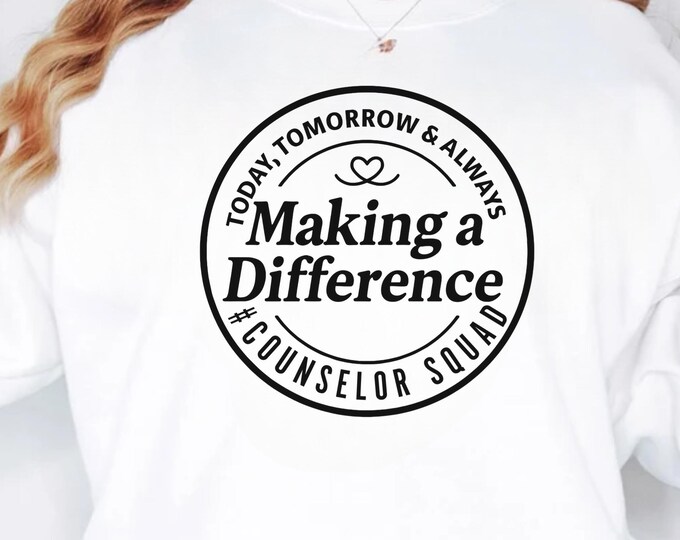 Counselor SVG Design: Self Love Club, Difference Maker (Digital Download