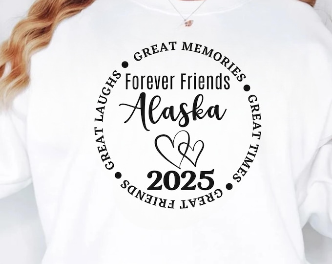 Alaska 2025 Family Vacation SVG PNG: Matching Shirts (Digital Download)