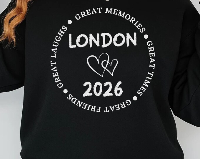 London Vacation 2026 SVG: UK Family Trip Cut File (Digital Download