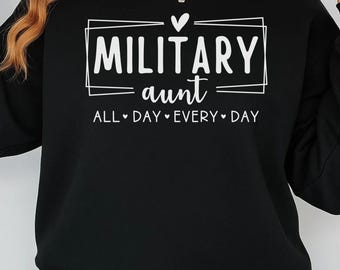 Military Aunt SVG, Patriotic Army Design (Digital Download)