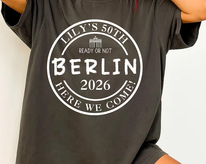 Berlin Vacation 2026 SVG, Girls Trip to Berlin svg, Berlin Family Vacation Cut File, Berlin Birthday Trip SVG, Germany Clipart, Berlin  PNG
