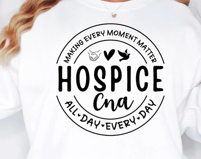 Hospice CNA SVG PNG, Hospice, Caregiver Svg, Healthcare Svg, Doctor Svg, Rn Svg, Hospice Crew Svg, Gift To Hospice Worker Svg, Nurse Svg