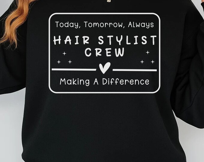 Hair Stylist Crew SVG: Salon Squad, Cosmetologist Design (Digital Download)