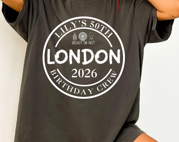 London Vacation 2026 SVG: Family Trip Cut File (Digital Download)