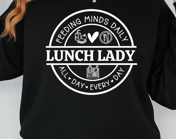Lunch Lady SVG PNG, Lunch Lady Shirt Svg, School Svg, Cook Svg, Santa's Favorite Lunch Lady, Cricut, Second Grade Svg, Teacher Shirt Svg