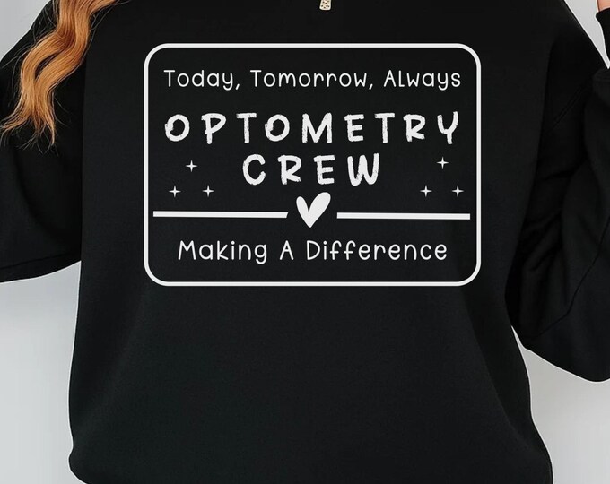 Optometry Crew SVG PNG: Optician Shirt Design (Digital Download)